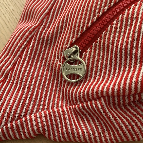 Lacoste Candy Cane Stripe Hobo Bag - Picture 7 of 14